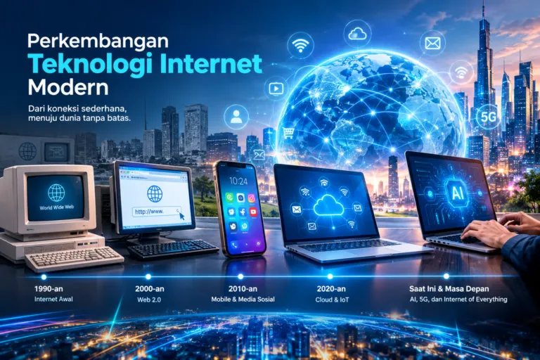 Perkembangan Teknologi Internet Modern